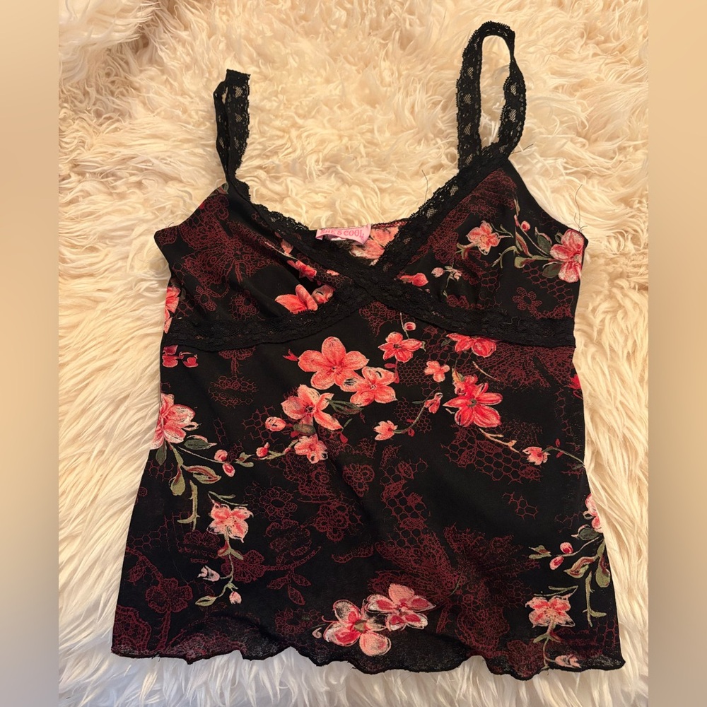 Vintage Lace Cami Tank Top